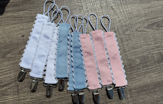 Embrodiered Pacifier Clip