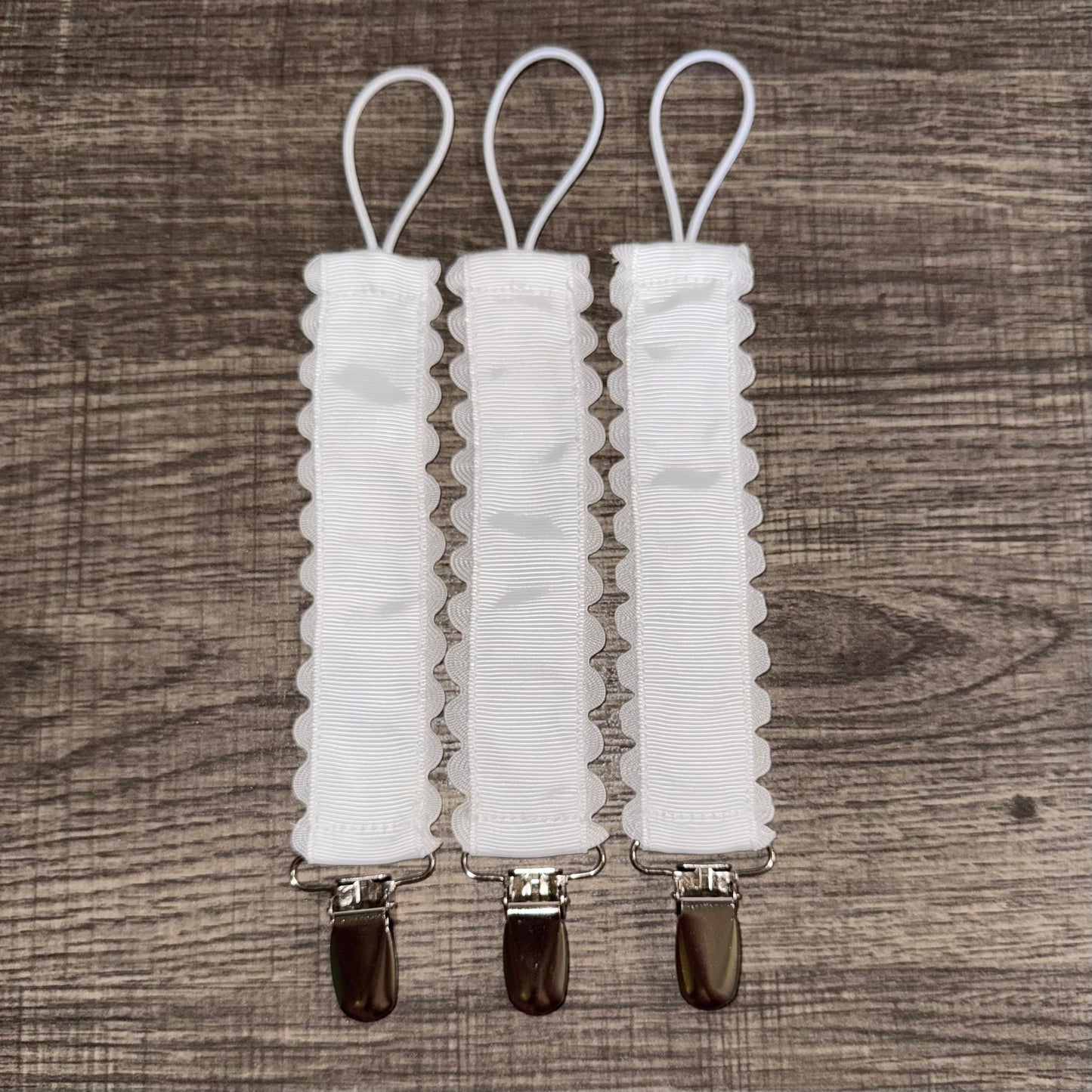 Embrodiered Pacifier Clip