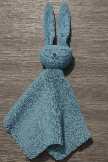 Embroidered Knit Bunny Lovey